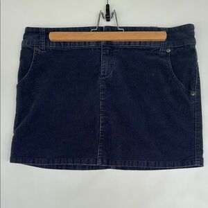 🌼3 for $15🌼 Vintage Mossimo Dark Blue Corduroy Miniskirt